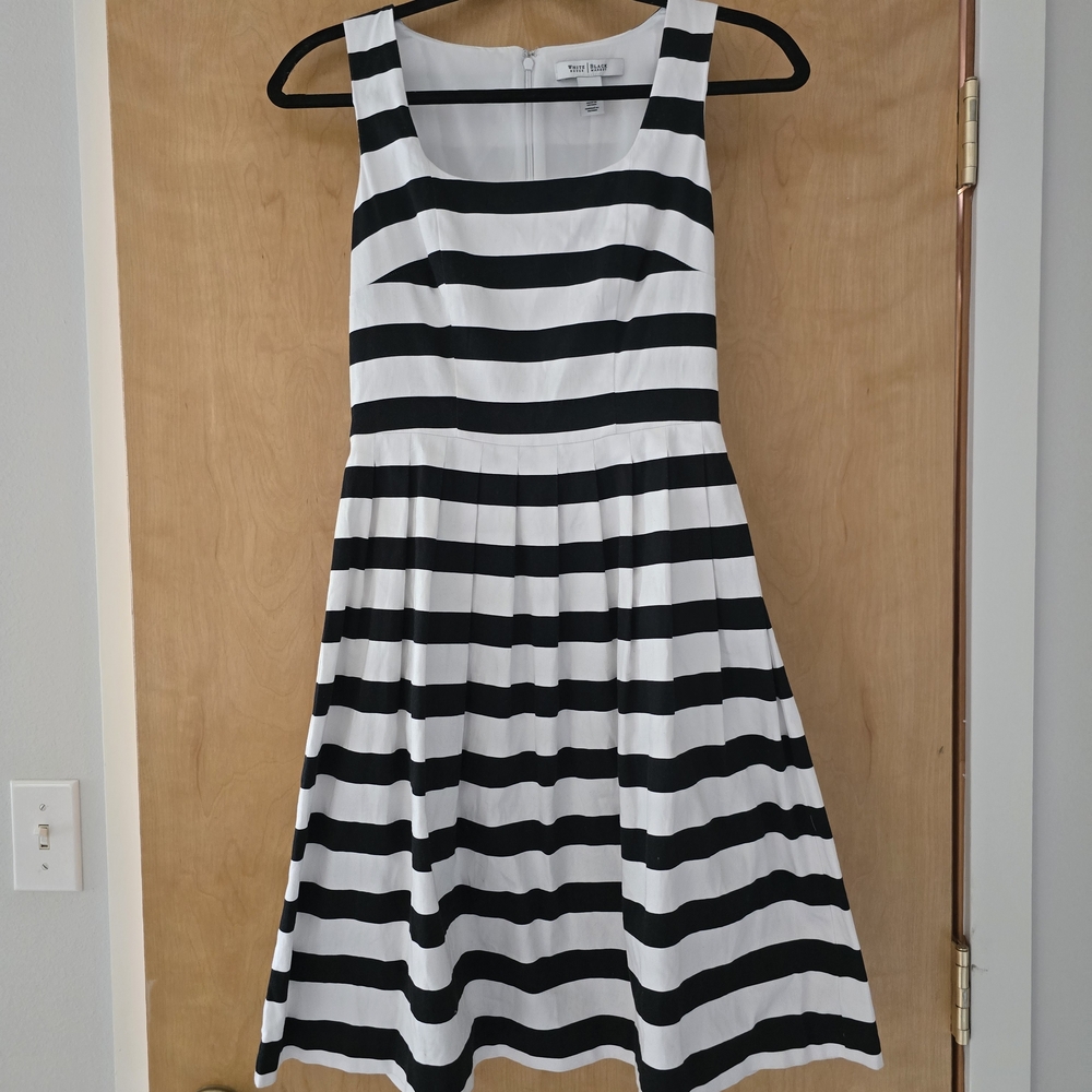 White House Black Market Monochrome Dress